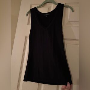 White House Black Market Classic Black Knit Top